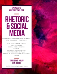 Rhetoric & Social Media