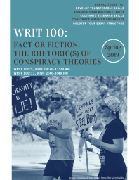 WRIT 100 spring 2019 conspiracy theories
