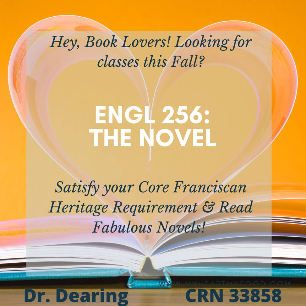 The Novel Ad Dr. Dearing Fall 2020 | Stacey C Dearing